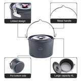 NNEOBA 4L Camping Hanging Pot Cookware