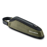 NNEOBA 0.65L Ultralight Nylon Bike Top Tube Frame Bag Rainproof Green