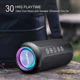 NNEOBA Portable Bluetooth Speaker with Enhanced Bass