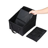NNEOBA High-Capacity Car Trunk Storage Organizer Box Black