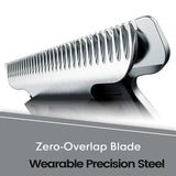 NNEOBA Professional Cordless Hair Clipper  T Blade 0mm Bald Trimmer Green