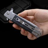 NNEOBA High-Hardness Folding Knife Silver