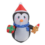 Inflatable Christmas Penguin with LED Lights