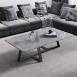 NNEOBA Modern Light Luxury Coffee Table - G and B (80x40x46cm)