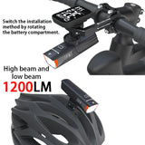 NNEOBA Bike Headlight Remote-Controlled Black