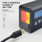 NNEOBA Mini Electric Bike Pump 120 PSI Pocket-Sized Tire Inflator Black