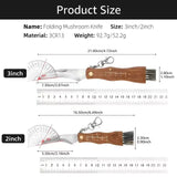NNEOBA Mushroom Folding Knife Brown