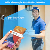 NNEOBA Wide-Angle WiFi Digital Peephole Door Camera