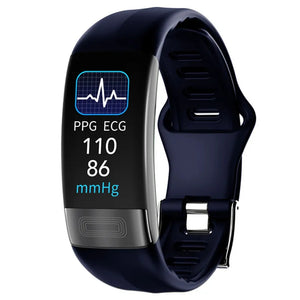 NNEOBA ECG PPG Smart Wristband Fitness Tracke Blue