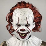 Creepy Pennywise Joker Latex Horror Cosplay Mask