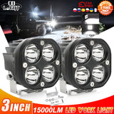 NNEOBA LED Spot Work Light - 12V/24V Fog Lights Driving