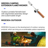 Long Handle Camping Fire Starter Torch – Detachable Stainless Steel Fire Ignition Tool