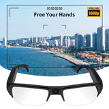 NNEOBA 1080P HD Mini Camera Glasses Wearable DVR Video Recorder Black