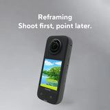 NNEOBA Action Camera  8K Video Dual Image Stabilization Black