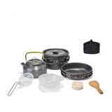 NNEOBA Camping Cookware Set for 1-3 Persons Black