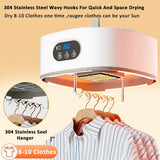 Portable Electric Clothes Dryer with Remote Control