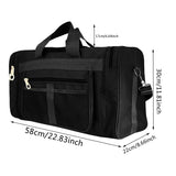 NNEOBA Nylon Travel Handbag Luggage Storage Bag Black