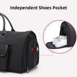 NNEOBA Mens Travel Duffle Bag with Shoe Compartment