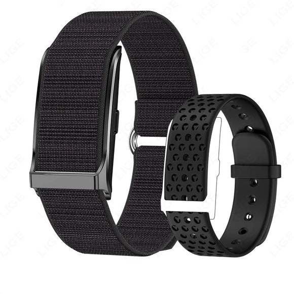 NNEOBA Smart Fitness Bracelet with 24H Heart Rate Black