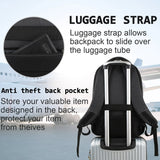 NNEOBA Waterproof Camera Laptop Backpack Black