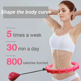 NNEOBA Adjustable Sport Hoops Set - Waist Exercise & Detachable