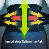 Adjustable Waist Support Lumbar Back Belt Lower Back Brace for Back Pain Relief Lumbar Spine Strap with 10 Stays Waist Protector