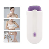 NNEOBA Painless Hair Removal Kit Women Electric Shaver White