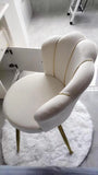 NNEOBA Modern Nordic Velvet Dressing Chair - Bedroom & Living Room Furniture