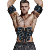 NNEOBA Abdominal Muscle Trainer EMS Fitness Belt Blue