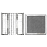 NNEOBA Stainless Steel Folding Toast Grill Net Gas Stove Grill Silver