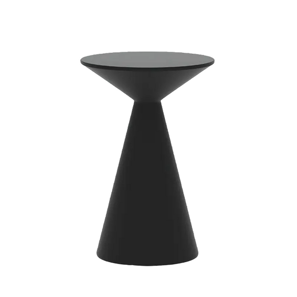NNEOBA Elegance Defined: Handcrafted Round Metal Coffee Table in Small Black