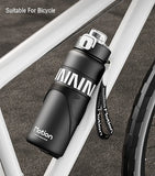 NNEOBA 800ML Sports Vacuum Flask with Straw Black