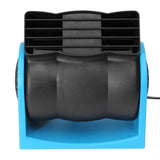 NNEOBA 12V Adjustable Car Air Conditioning Fan Dual Speed Silent Cooling Fan Blue