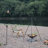 NNEOBA Camping Bonfire Tripod Cooking Stand