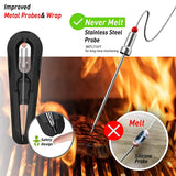 NNEOBA Grill Smart Wireless Meat Thermometer Black