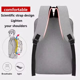 NNEOBA Waterproof Oxford Laptop Backpack Gray