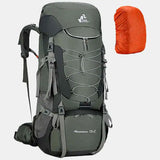 NNEOBA 75L Camping Backpack  Waterproof Rucksack Green