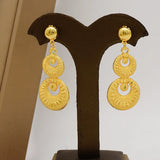 NNEOBA Round Jewelry Set Necklace Bracelet Earrings Ring