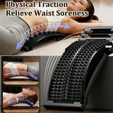 Lumbar Relief Device Multi-Functional Tool for Lower Back Exercises, Stretching Corrector, Neck Shoulder Support Back Stretcher
