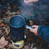 NNEOBA All-in-One Camping Stove with Piezo Ignition Black