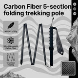 Carbon Fiber Folding Trekking Poles