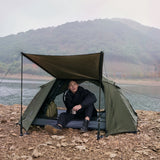 NNEOBA Double-Layer Camping Tent Olive Green