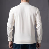 Men's Zip-Up Polo Shirt