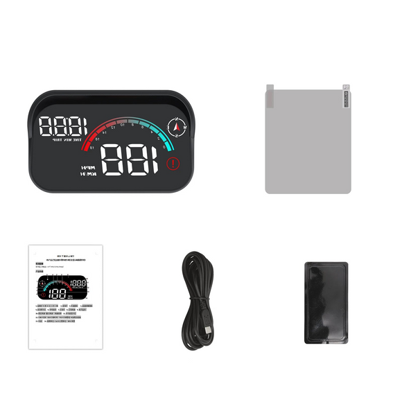 NNEOBA AD M22 GPS HUD Universal Digital Speedometer Display Black