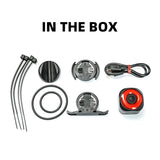 NNEOBA Tail Light Auto Brake Sensing Bicycle Rear Light Black