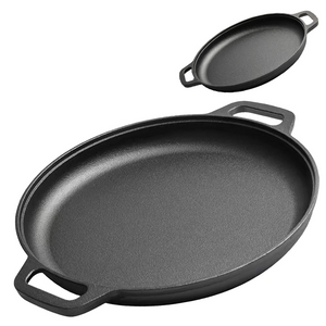 NNEOBA Non-Stick Camping Cast Iron Frying Pan