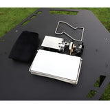 NNEOBA Camping Foldable Cartridge Stove Silver