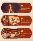 3D Wooden Carousel Music Box Kit