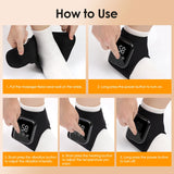 NNEOBA USB Rechargeable Ankle Massager Black