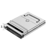 NNEOBA Foldable Stainless Steel Wood Stove Silver